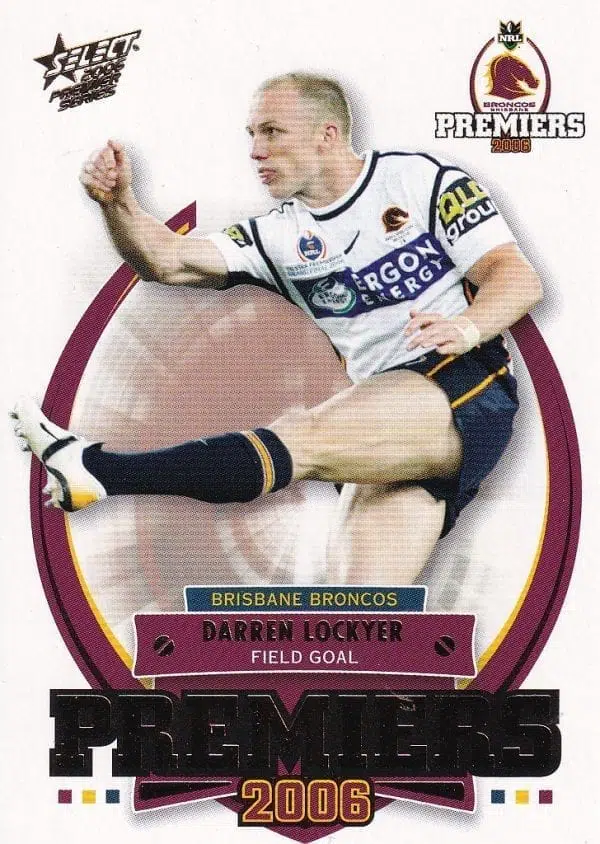 NRL Brisbane Broncos Premiers Limited Edition Card Set (2006) - Image 3