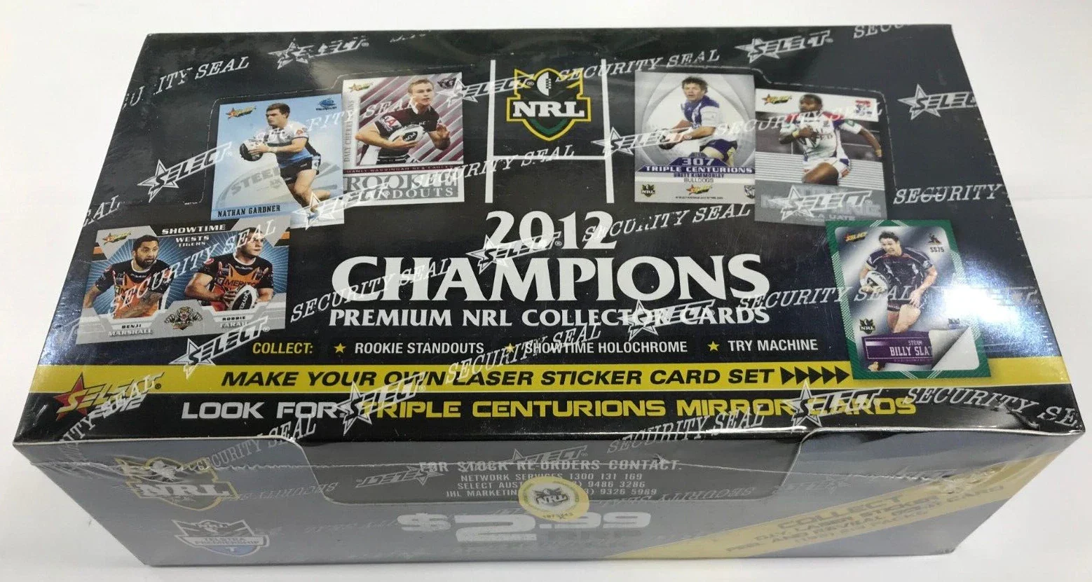 2012 NRL Champions Collector Cards Sealed Box (36 Packs) - Image 2