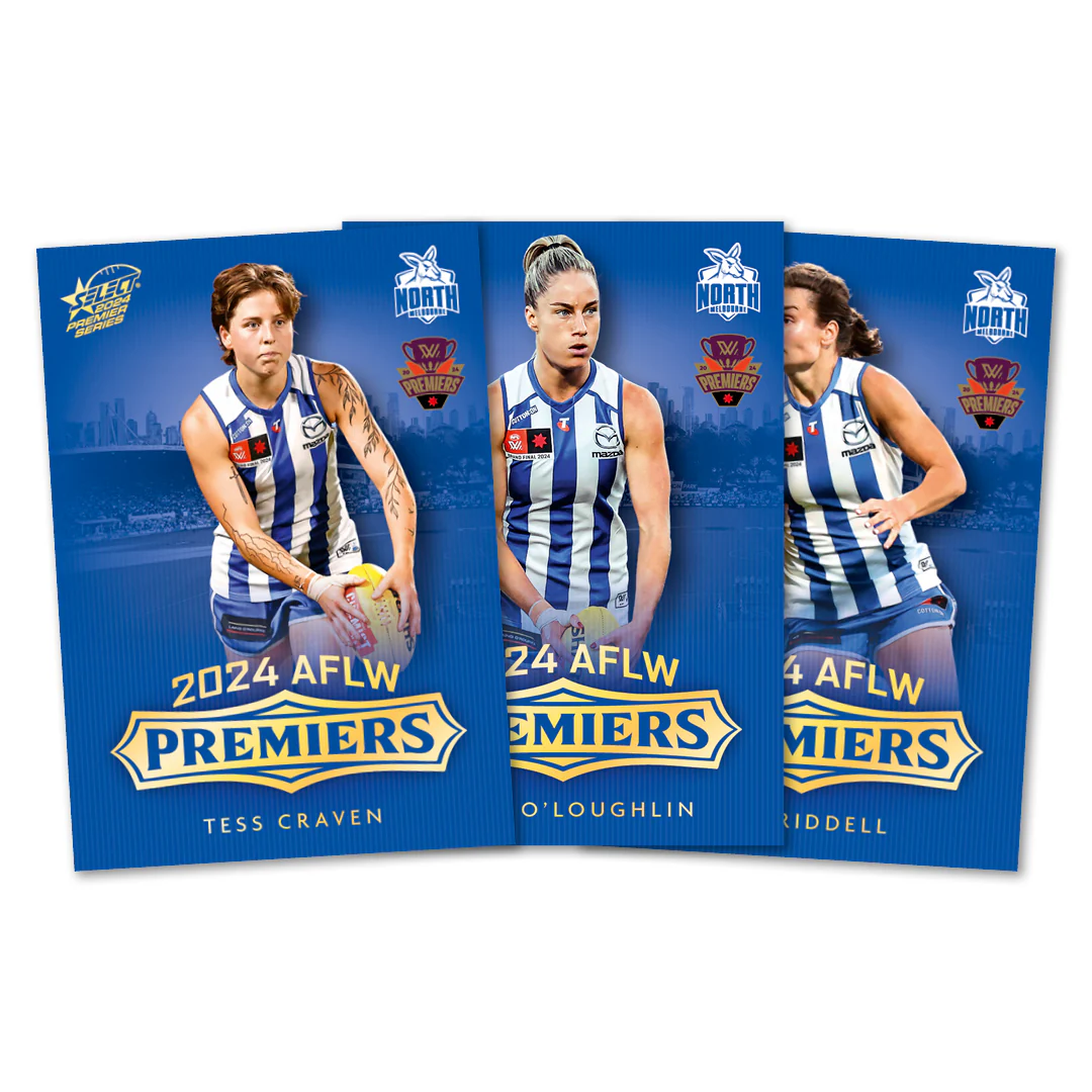 2024 AFLW North Melbourne Premiers Limited Edition Card Set - Image 3