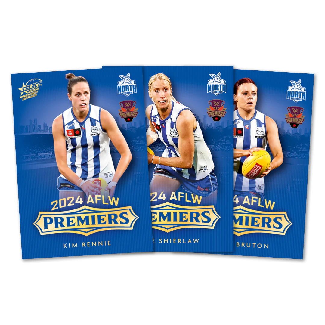 2024 AFLW North Melbourne Premiers Limited Edition Card Set - Image 8