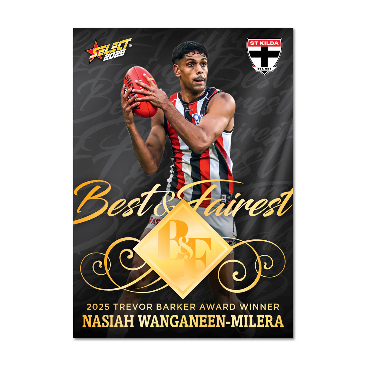 2025 AFL Club Best & Fairest Limited Edition Cards - Image 16