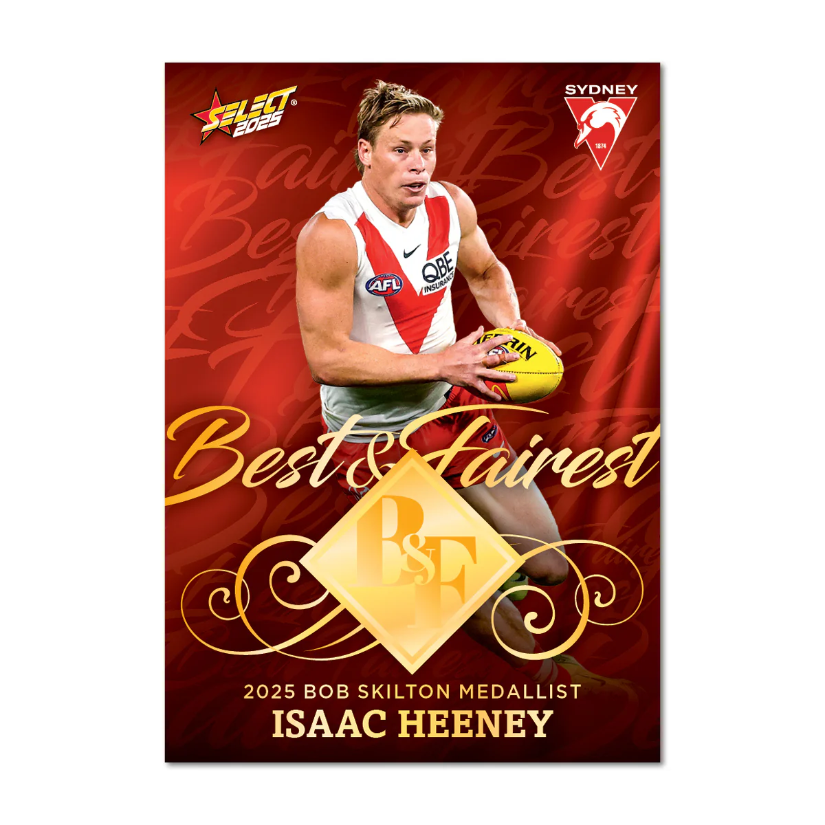 2025 AFL Club Best & Fairest Limited Edition Cards - Image 17