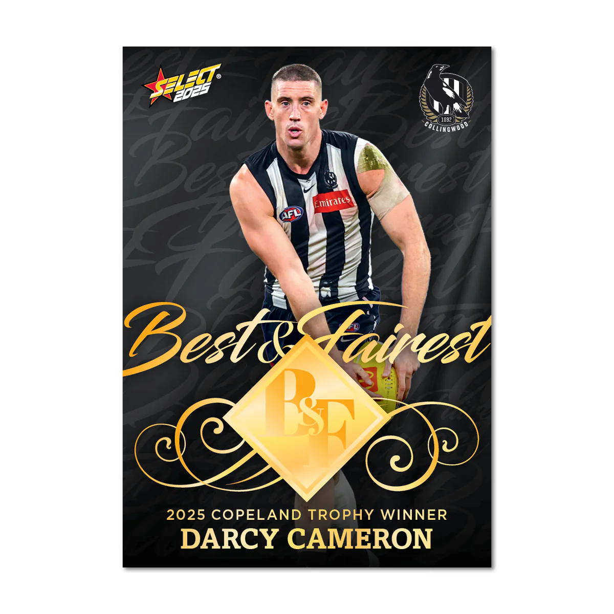 2025 AFL Club Best & Fairest Limited Edition Cards - Image 5
