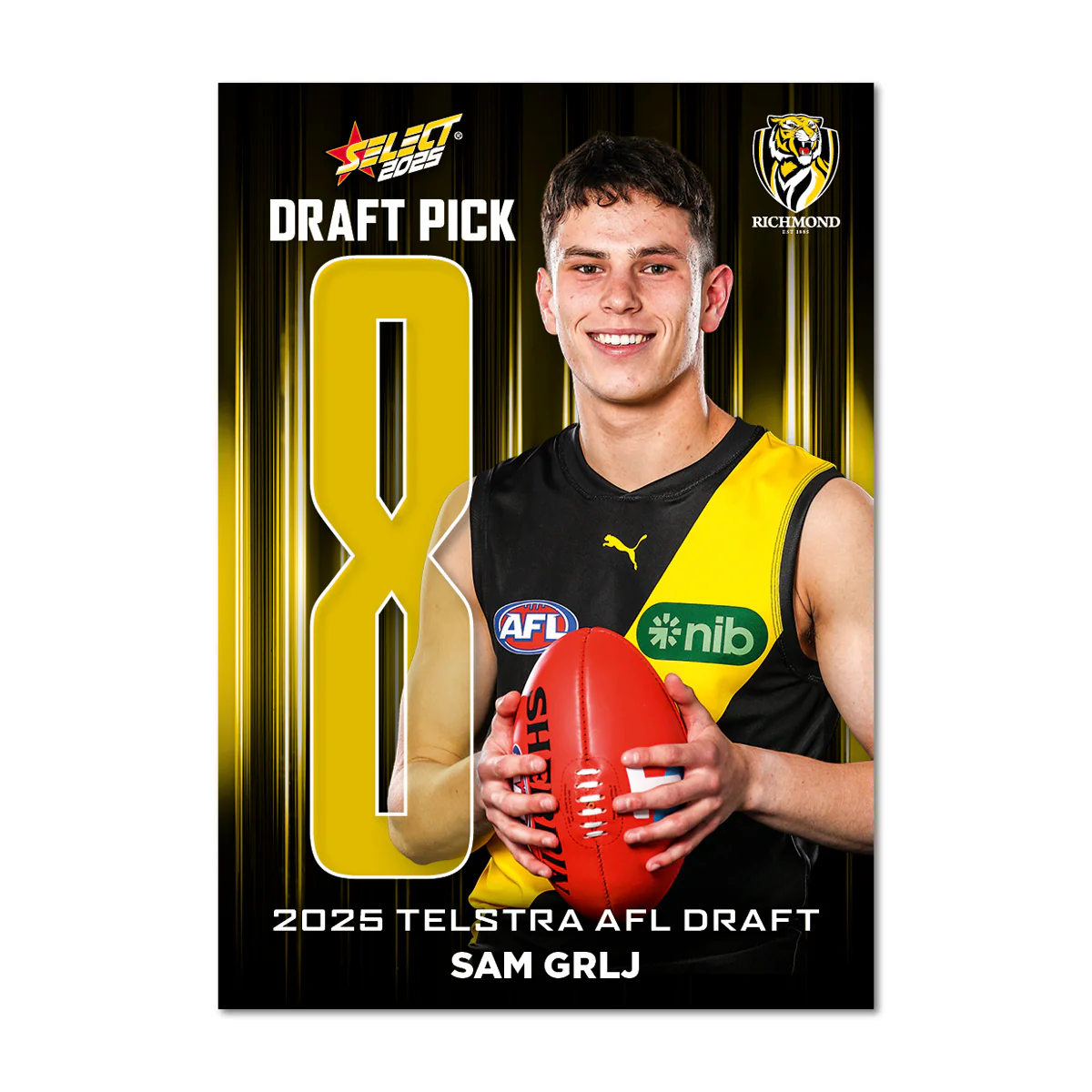 2025 AFL Draft Pick Cards - Image 9