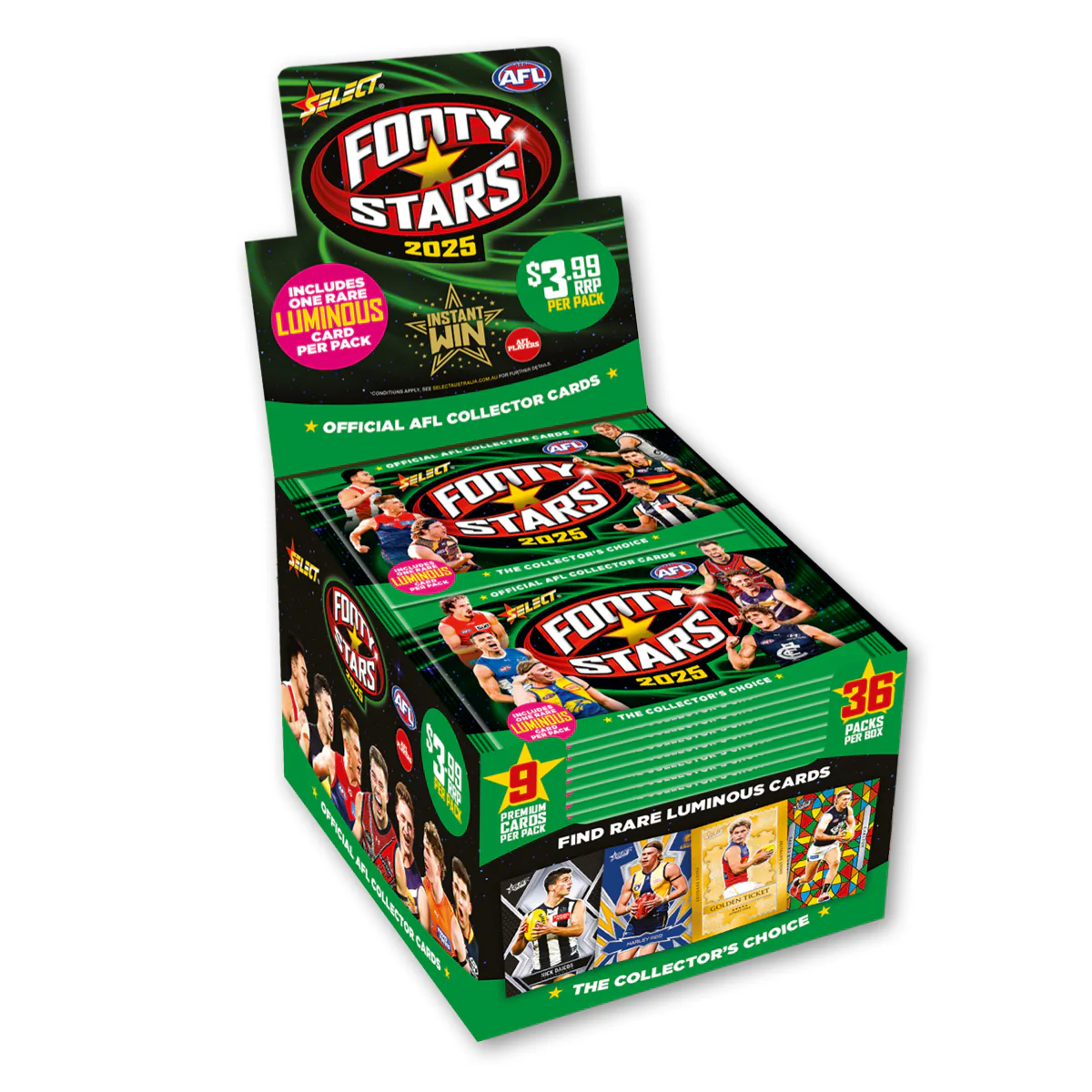 2025 AFL Footy Stars Cards Sealed Box (36 Packs) - Image 2
