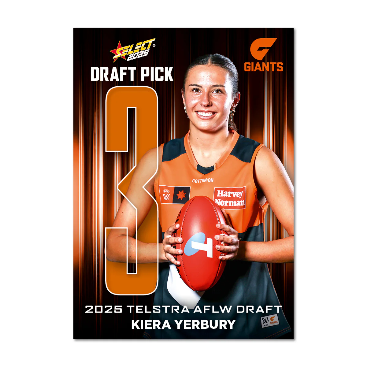2025 AFLW Draft Pick Cards - Image 4