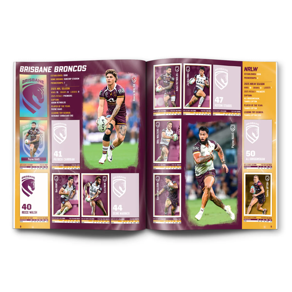 2026 NRL League Heroes Stickers Box (50 Packs) - Image 4