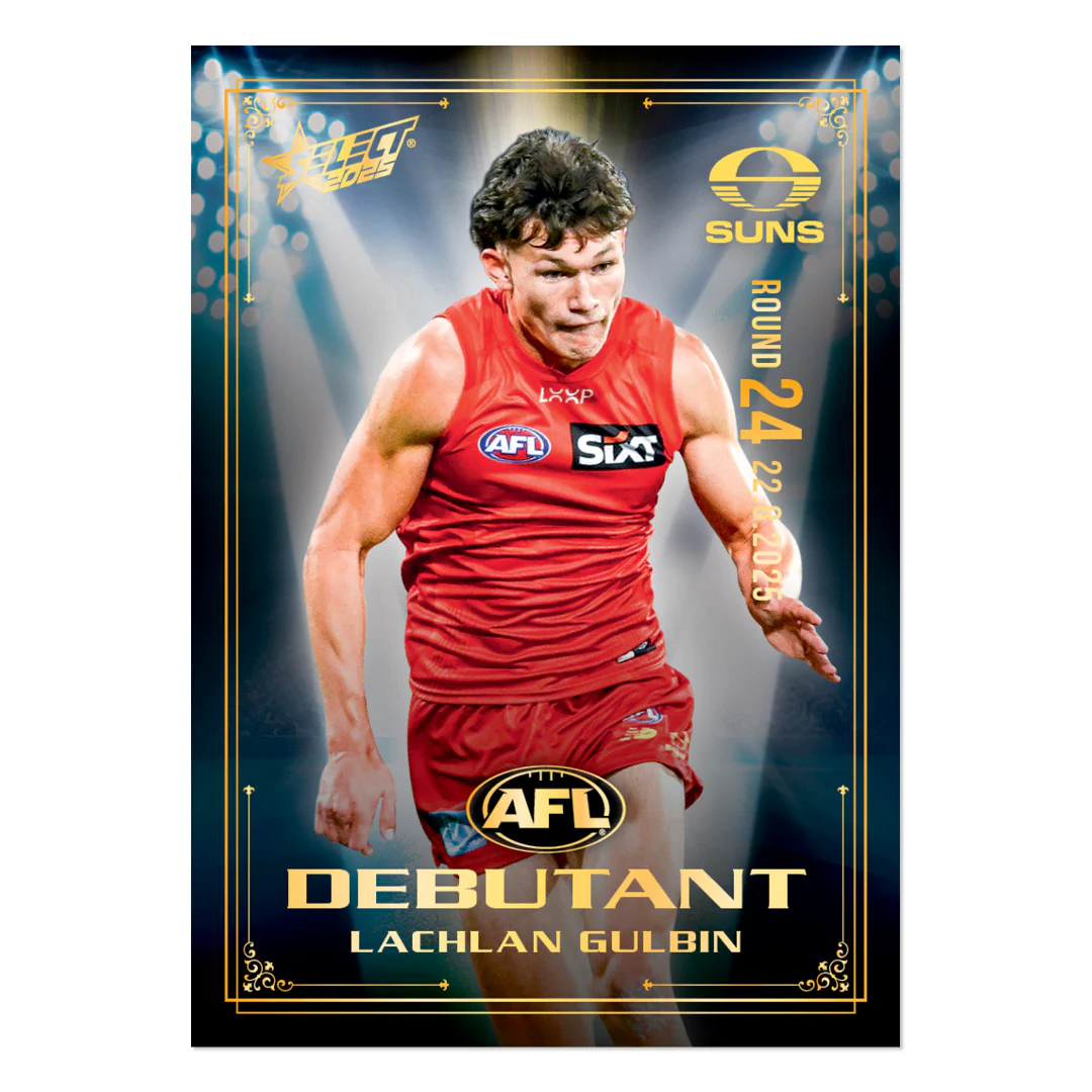 Official AFL 2025 Debutant Collector Cards - Image 102