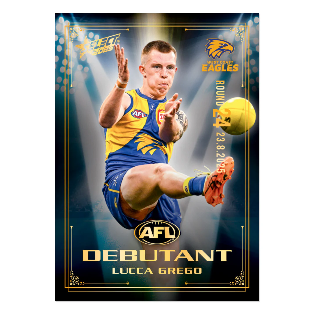Official AFL 2025 Debutant Collector Cards - Image 103