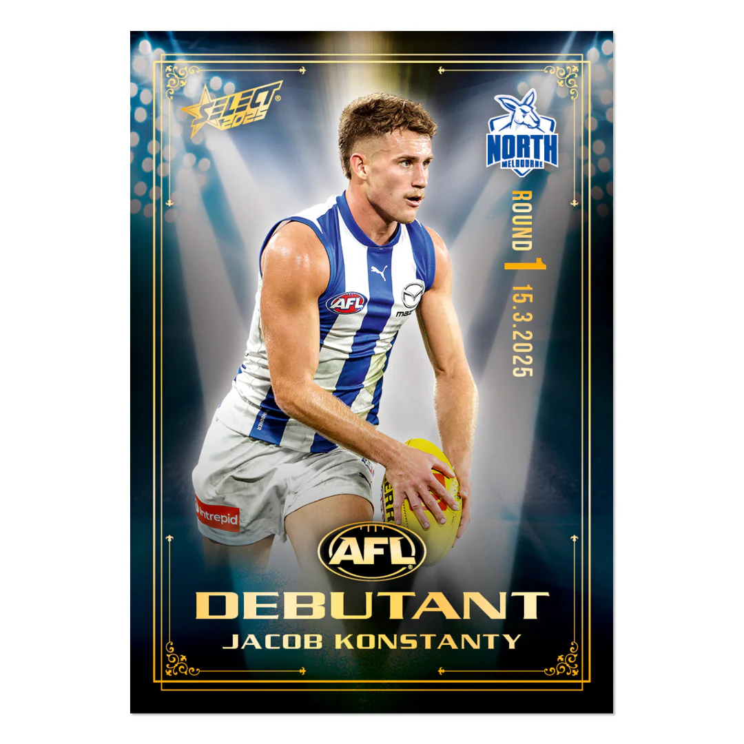 Official AFL 2025 Debutant Collector Cards - Image 13