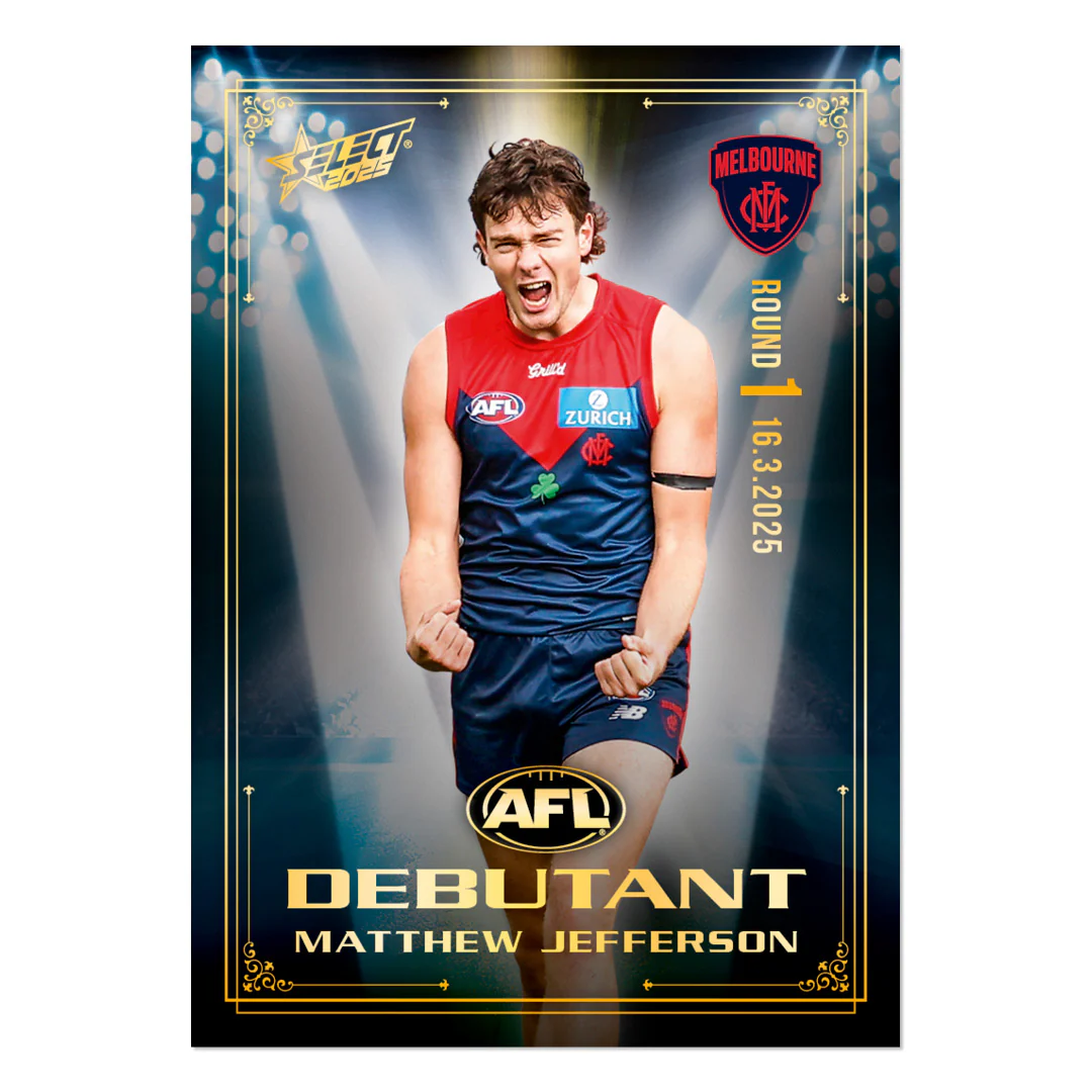 Official AFL 2025 Debutant Collector Cards - Image 26