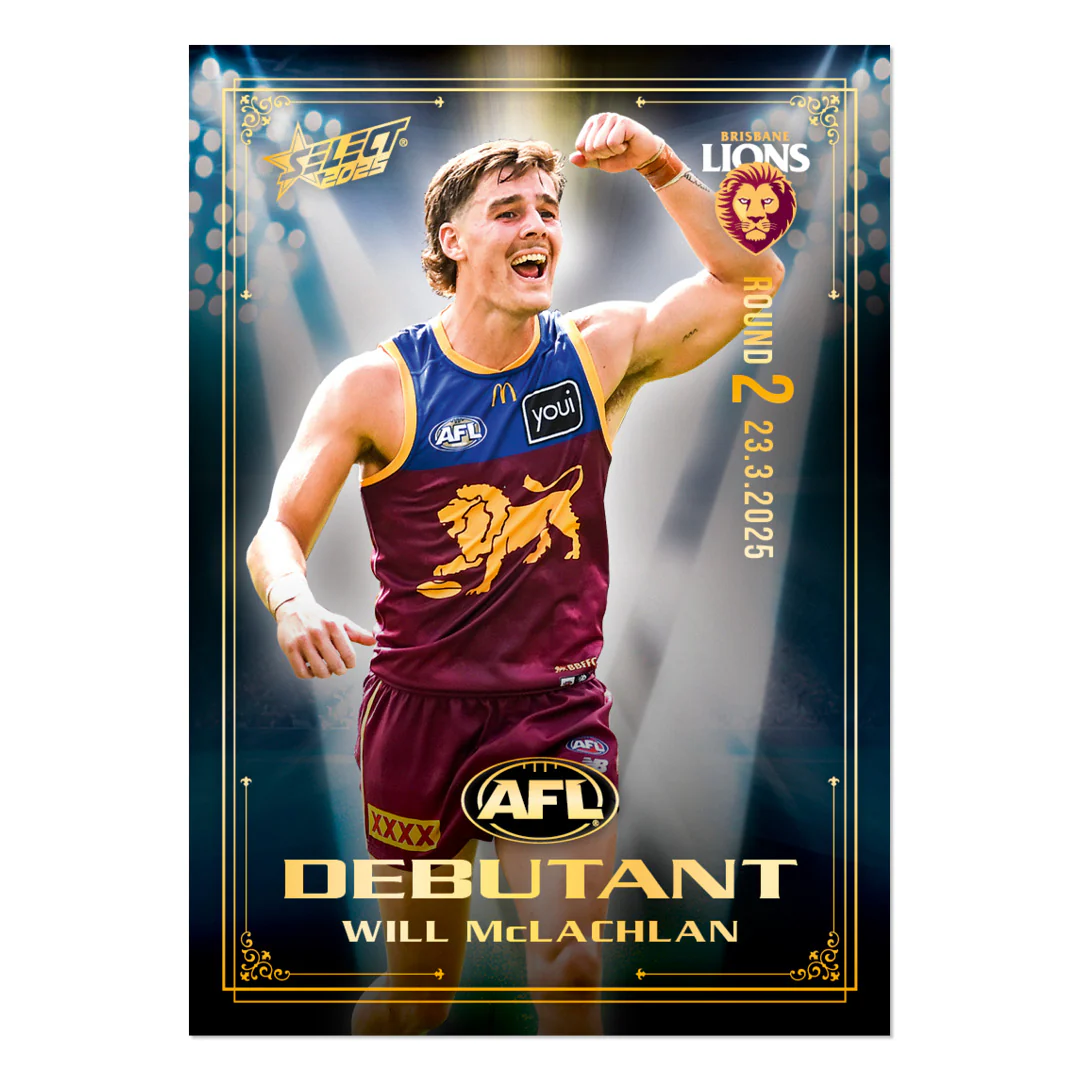 Official AFL 2025 Debutant Collector Cards - Image 33