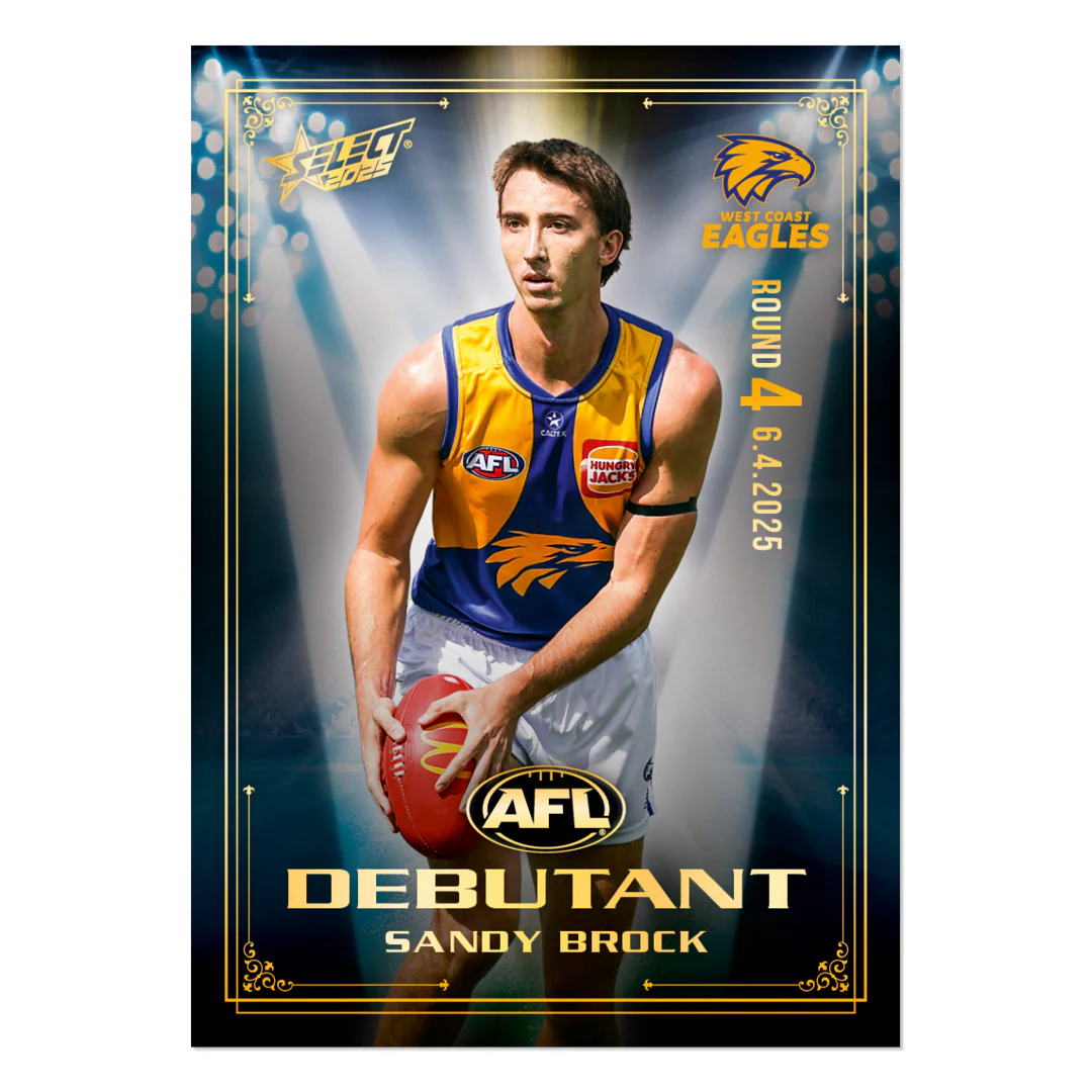 Official AFL 2025 Debutant Collector Cards - Image 45