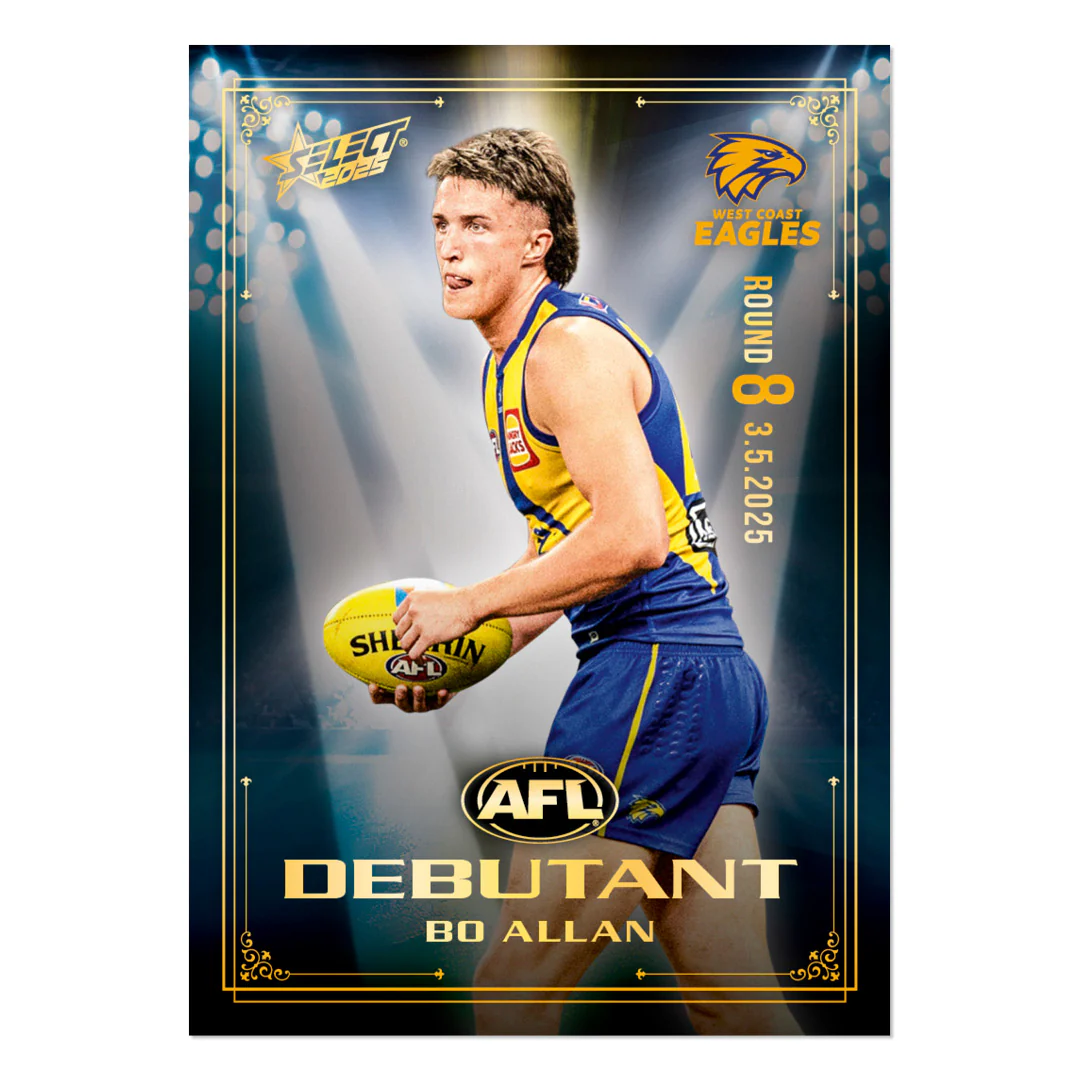 Official AFL 2025 Debutant Collector Cards - Image 54
