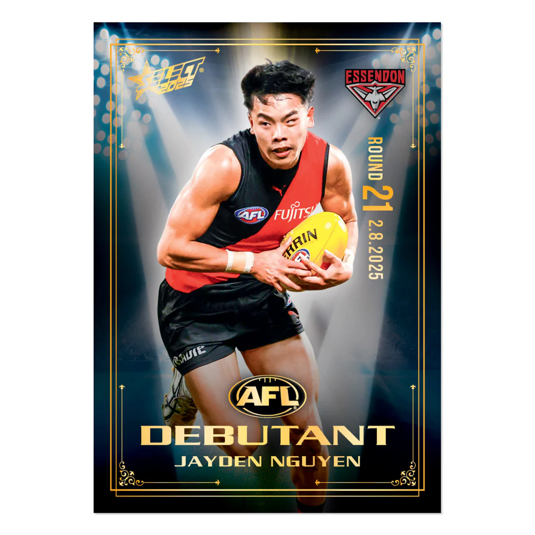 Official AFL 2025 Debutant Collector Cards - Image 90