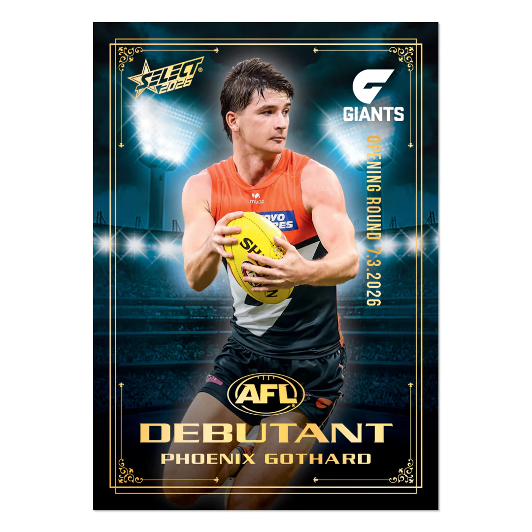 Official AFL 2026 Debutant Collector Cards - Image 27